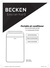 Becken BAC4255 Manual Del Usuario