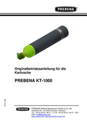 Prebena KT-1000 Manual De Instrucciones Original