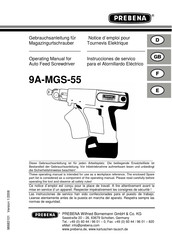 Prebena 9A-MGS-55 Instrucciones De Servicio