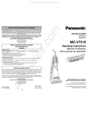 Panasonic QUICKDRAW MC-V7319 Instrucciones De Operación