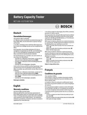 Bosch BCT 100 Manual Del Usuario