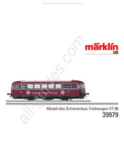 marklin VT 98 Serie Manual De Instrucciones