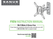 SANUS VuePoint F107d Manual De Instrucciones