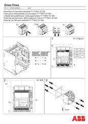 ABB Emax X1 B/E Guia De Inicio Rapido