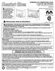 Comfort Glow GSD2846 Instrucciones De Instalación Y  Operación