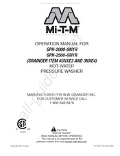 Mi-T-M Corporation GPH-2000-OM1R Manual Del Operador