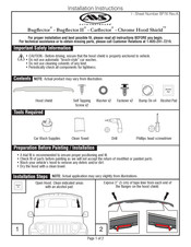 AVS Chrome Hood Shield Instrucciones De Instalación