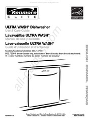 KENMORE ELITE ULTRA WASH 665.1377 Serie Manual De Uso Y Cuidado