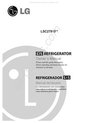 LG LSC27910 Serie Manual Del Usuario