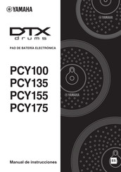 Yamaha DTX drums PCY175 Manual De Instrucciones