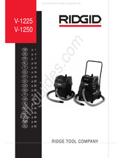 RIDGID V-1225 Manual Del Usuario