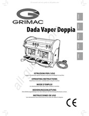 Grimac Dada Vapor Doppia Instrucciones De Uso