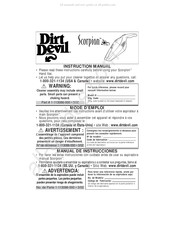 Dirt Devil SCORPION Manual De Instrucciones