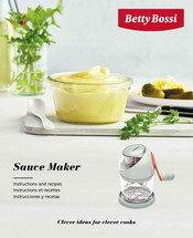 Betty Bossi Sauce Maker Instrucciones Y Recetas