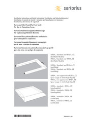 Sartorius UXS4-CE Serie Instrucciones De Instalación