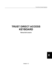 Trust Direct Access Keyboard Manual Del Usuario