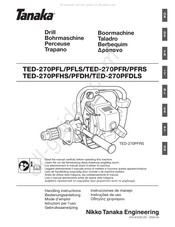 Tanaka TED-270PFDLS Instrucciones De Manejo