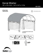 ShelterLogic 51523 Instrucciones De Montaje