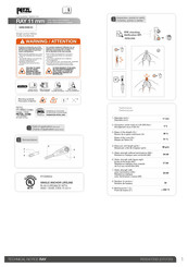 Petzl RAY 11 mm Manual De Instrucciones