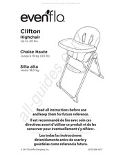 Evenflo Clifton Manual De Instrucciones