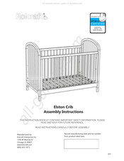 Kolcraft Elston Crib Instrucciones De Montaje