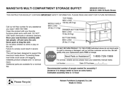 Huisen Furniture MAINSTAYS MS18-D1-1009-18 Manual Del Usuario