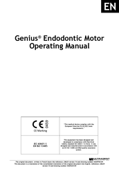 Ultradent Products Genius Manual Del Usuario