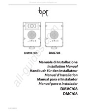 Bpt DMVC/08 Manual Para El Instalador