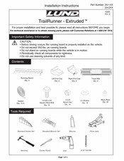 LUND Trail Runner - Extruded Instrucciones De Instalación