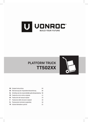 VONROC TT502XX Traducción Del Manual Original