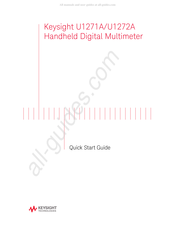 Keysight U1272A Guia De Inicio Rapido