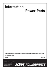 KTM Power Parts 77303094100 Manual De Instrucciones