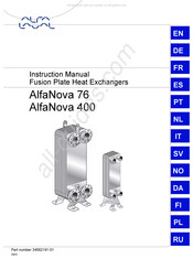 Alfa Laval AlfaNova 76 Manual Del Usuario