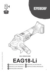 Erbauer EAG18-Li Manual De Instrucciones