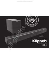 Klipsch RSB-8 Manual De Instrucciones