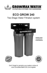 GrowMax Water ECO GROW 240 Manual De Instrucciones