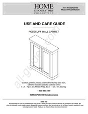Home Decorators Collection RCGRW2830 Guía De Uso Y Mantenimiento