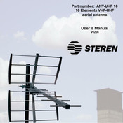 Steren ANT-UHF 16 Manual Del Usuario