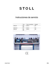 Stoll CMS 520 C Instrucciones De Servicio