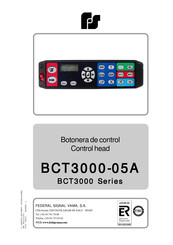 Federal Signal BCT3000-05A Manual Del Usuario