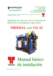 Absorsistem Thermax TAC S2 Serie Manual Basico De Instalacion