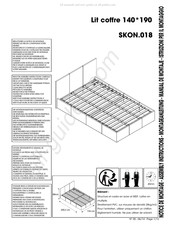 CONFORAMA SKON.018 Manual De Montaje