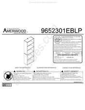 Dorel Ameriwood 9652301EBLP Manual Del Usuario