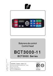 Federal Signal BCT3000-11 Manual Del Usuario