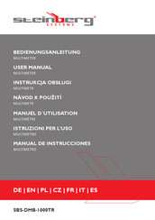 Steinberg SBS-DMB-1000TR Manual De Instrucciones