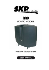 SKP Pro Audio Sound Voice II Manual Del Usuario