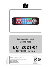 Federal Signal BCT2021-01 Manual Del Usuario