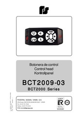 Federal Signal BCT2009-03 Manual Del Usuario