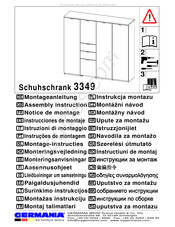 Germania Schuhschrank 3349 Instrucciones De Montaje