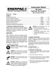 Enerpac NC-6075 Instrucciones